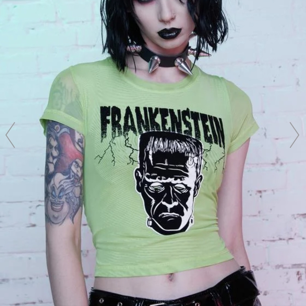 Mesh Frankinstin top
